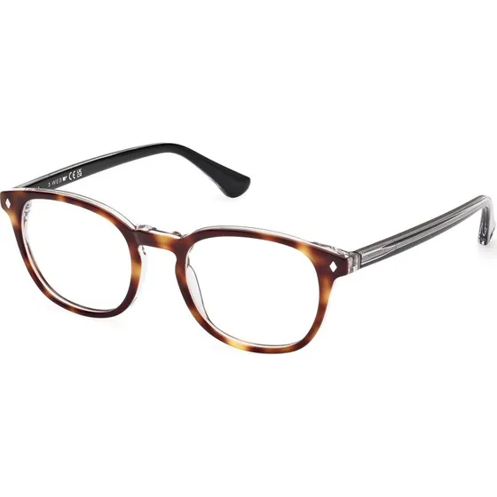 Web WE5441 056 Montature da Vista Rotonda Acetato Havana