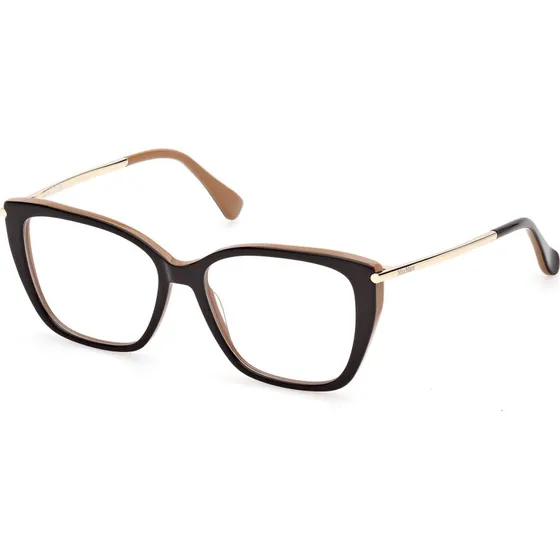 Max Mara MM5007 050 Occhiali da Vista Donna in Acetato Marrone
