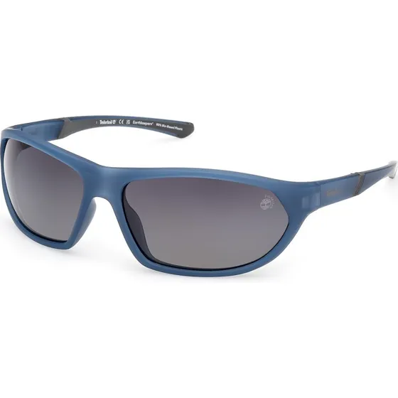 Timberland TB00035 91D Occhiali da Vista Squadrati Blu Fumo
