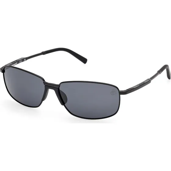 Timberland TB00041 Occhiali da Vista Squadrati in Metallo Nero