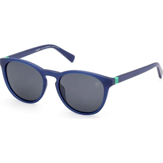 Timberland TB00049 Occhiali da Sole Rotondi Polarizzati Blu