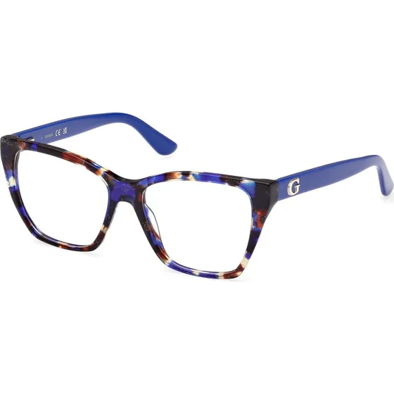 Guess GU50235 092 Occhiali da Vista Donna in Acetato Blu