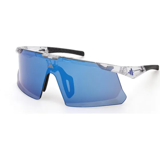 Adidas Adidas Dunamis Evo-S SP0107 Occhiali da Sole Blu Trasparente