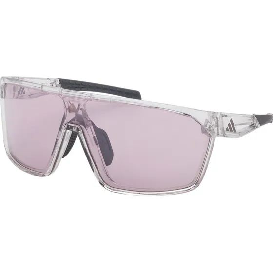Adidas Sport SP0108 26Z Occhiali da Sole Maschera Trasparente Viola