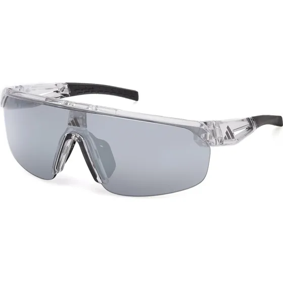 Adidas Sport SP0109 26C Occhiali da Sole Maschera Trasparente Fumo