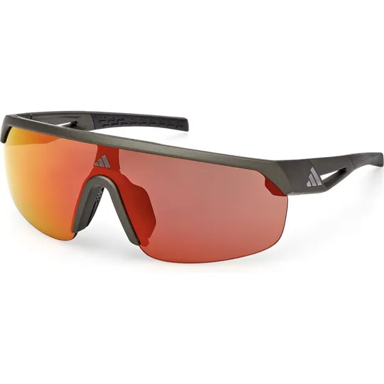 Adidas Sport SP0109 97L Occhiali da Sole Maschera Verde Roviex