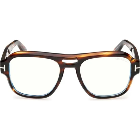 Tom Ford FT6085-B Blue Block Occhiali Da Vista Uomo Avana 54mm
