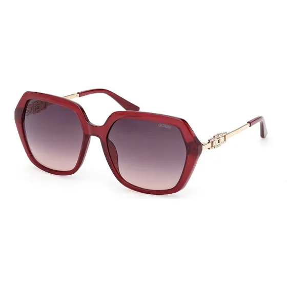 Guess GU00267 69Z Occhiali da Sole Geometrici Bordeaux e Viola
