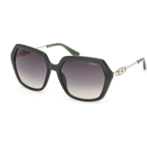 Guess Donna GU00267 96P Occhiali da Sole Geometrici Verdi