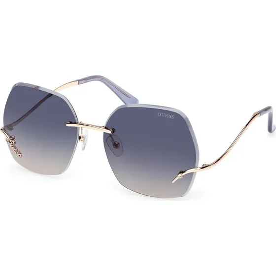 Guess GU00268 Occhiali da Sole Farfalla Metallo Oro e Lenti Fumo