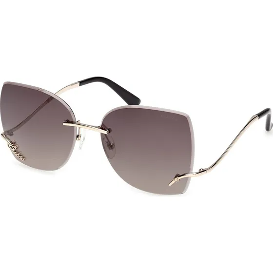 Guess GU00269 Occhiali da Sole Donna - Metallo Oro e Lenti Marroni