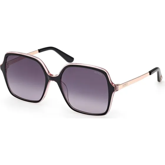 Guess GU00270 01B Occhiali da Sole Squadrati in Acetato Nero
