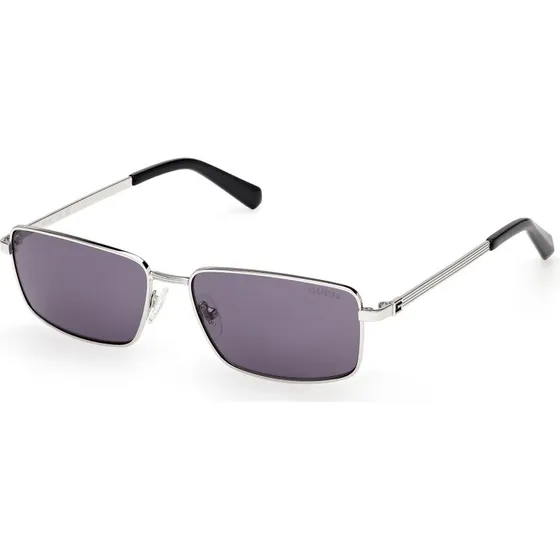 Guess GU00273 Occhiali da Sole Uomo Metallo Grigio e Lenti Viola