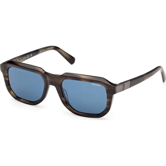 Guess GU00278 98V Occhiali da Sole Squadrati in Acetato Verde e Blu
