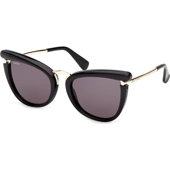 Max Mara Occhiali da Sole MM0186 01A in Acetato Nero Fumo