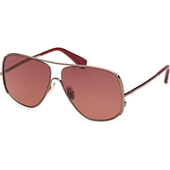 Max Mara MM0190 33T Occhiali da Sole Pilot Oro e Marrone