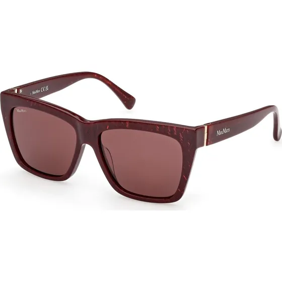 Max Mara MM0193 71S Occhiali da Sole Squadrati Bordeaux
