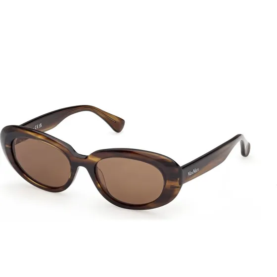 Max Mara MM0196 Occhiali da Sole Rotondi in Acetato Verde