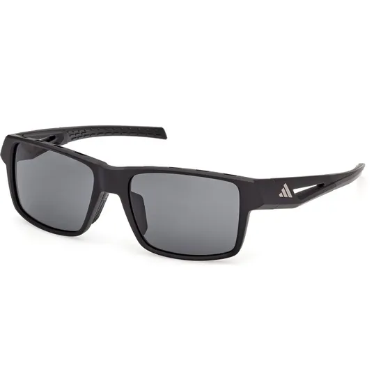 Adidas Sport KLEON SP0125 Occhiali da Sole Squadrati Neri