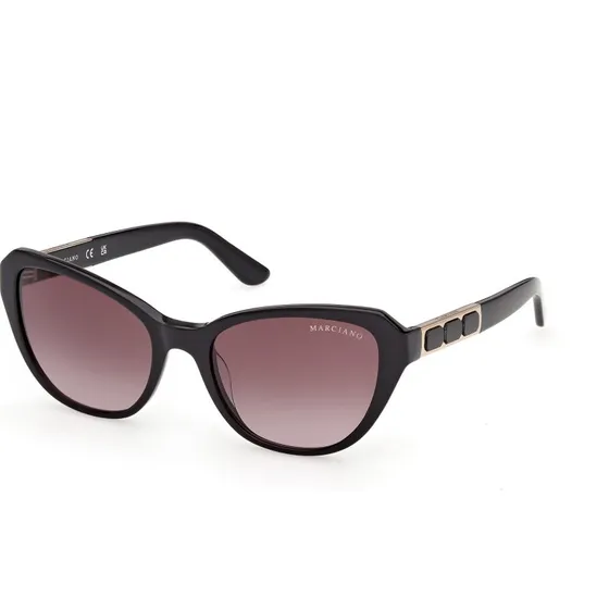 Guess by Marciano GM00034 01F Occhiali da Sole Cat Eye Nero/Marrone