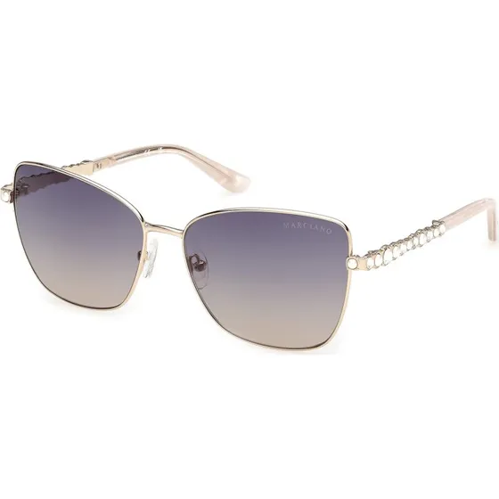 Guess by Marciano GM00037 Occhiali da Sole Farfalla Oro e Blu