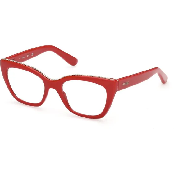 Guess GU50361 066 Occhiali da Vista Donna in Acetato Rosso