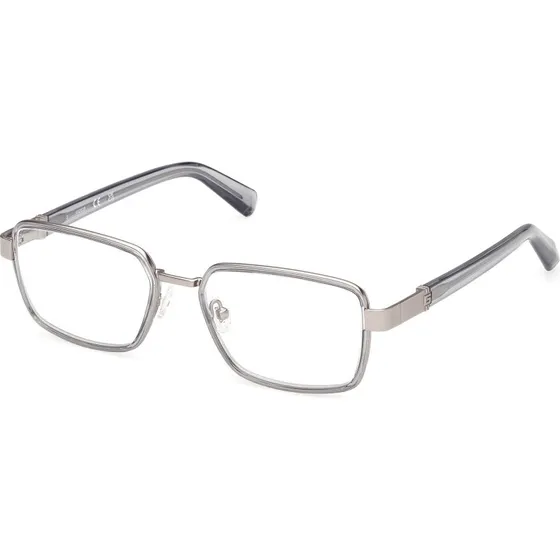 Guess GU50371 020 Occhiali da Vista Uomo in Metallo Grigio