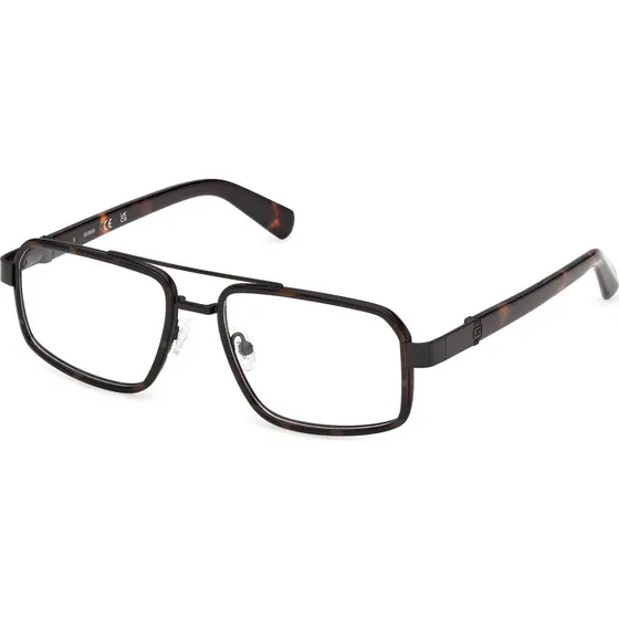 Guess GU50372 052 Occhiali da Vista Uomo Havana Squadrati