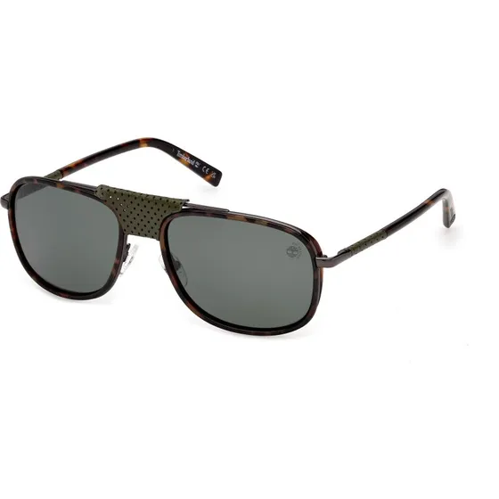 Timberland TB00091 Occhiali da Sole Polarizzati Squadrati Havana