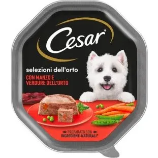 Cesar Selezioni dell'Orto Manzo e Verdure 150g - 14 Vaschette