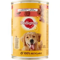 Pedigree Dog Lattina 400g con Manzo in Gelatina