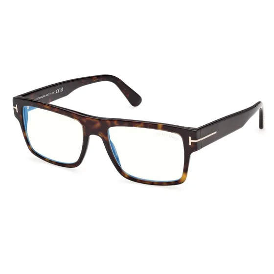TOM FORD FT6168-B Occhiali da Vista Acetato Havana Squadrati