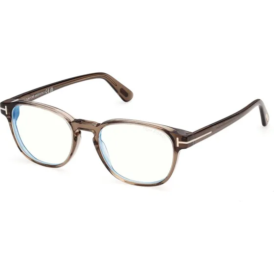 Tom Ford FT6169-B Occhiali da Vista Uomo Marrone Rotondi