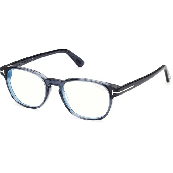 Tom Ford FT6169-B 90 Montature da Vista Blu Rotonda