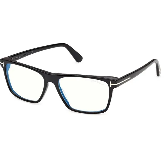 Tom Ford FT6170-B 1 Occhiali da Vista Uomo Nero Acetato Squadrati