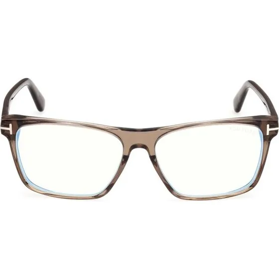 Tom Ford FT6170-B Blue Block Occhiali da Vista Marrone Geometrici