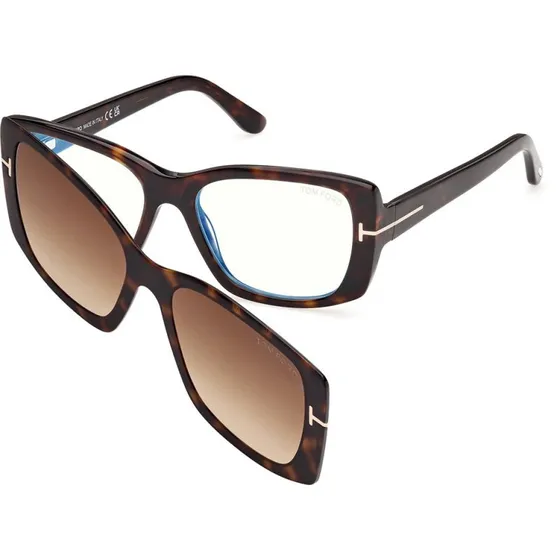Tom Ford FT6176-B Occhiali da Vista Donna Acetato Havana