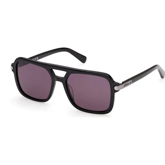 Adidas Sport OR0149 01A Occhiali da Sole Squadrati in Acetato Nero