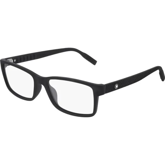 Montblanc MB0066O 001 Montature da Vista Rettangolari Nere