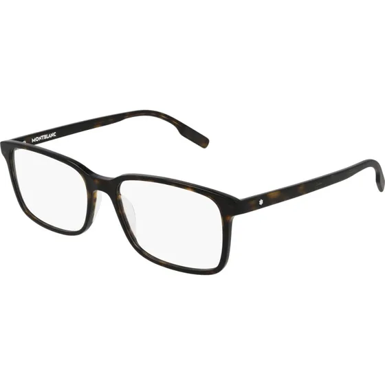 Montblanc MB0152O 006 Montatura Vista Acetato Havana Squadrata