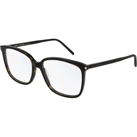 Saint Laurent SL 453 002 Montatura da Vista Acetato Havana Squadrata