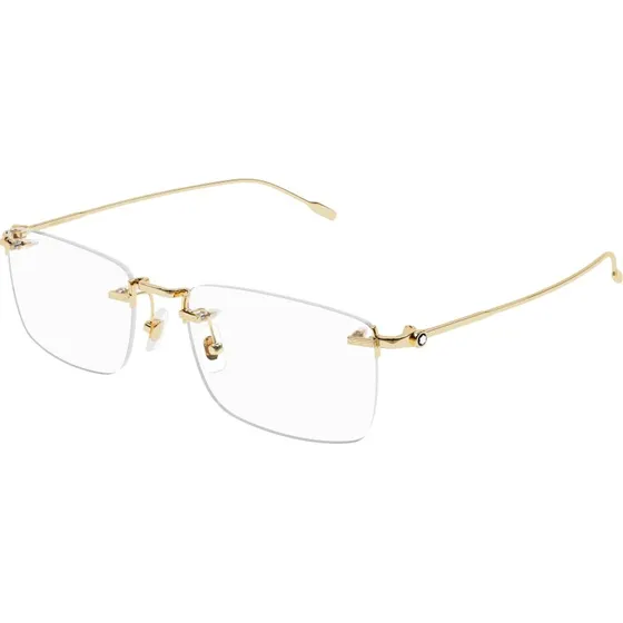 Montblanc MB0241O 002 Montature da Vista Squadrate Oro