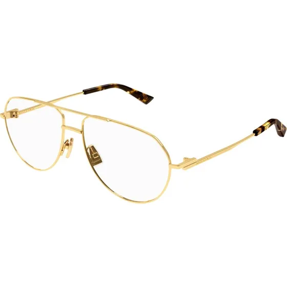 Bottega Veneta BV1302O 001 Montatura Vista Pilot Oro