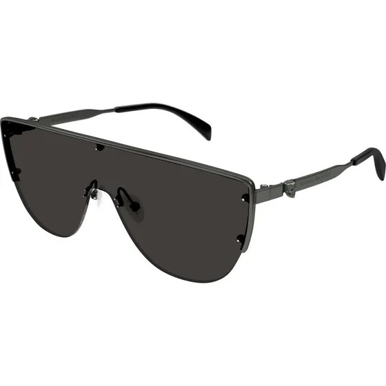 Alexander McQueen AM0457S Occhiali da Sole Maschera Uomo Rutenio