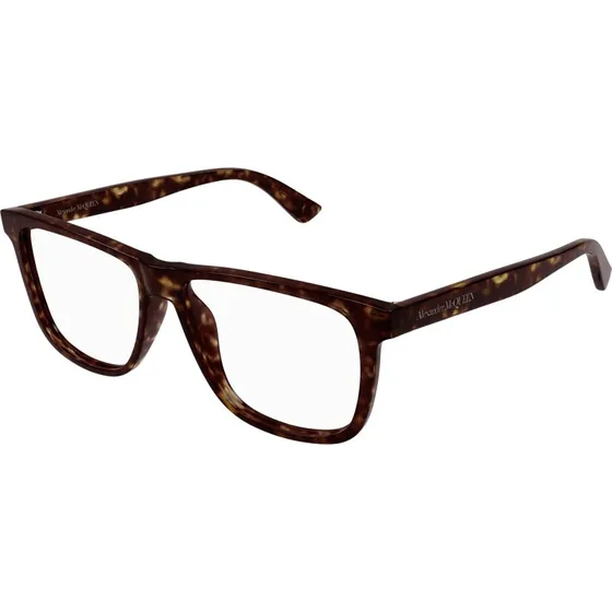 Alexander McQueen Occhiali da Vista Pilot AM0463O 002 Havana