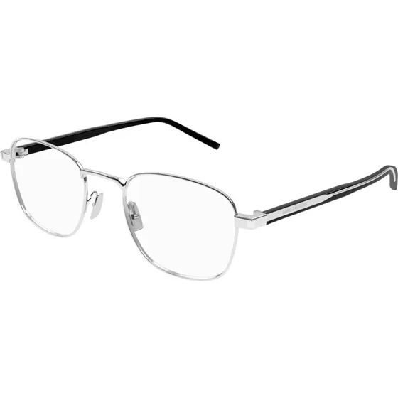 Saint Laurent SL 699 002 Montature da Vista Rotonda Argento