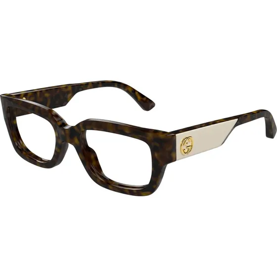 Gucci GG1666O 003 Montatura Occhiali da Vista Cat Eye Havana
