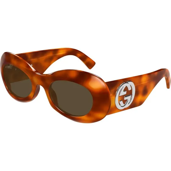 Gucci GG1696S 002 Occhiali da Sole Donna in Acetato Havana