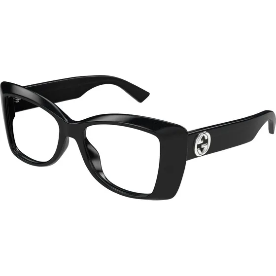Gucci GG1697O 003 Montature da Vista Squadrate in Acetato Nero