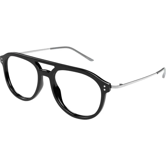 Gucci GG1708O 001 Montatura Occhiali Vista Pilot Uomo Nero